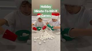 Holiday Minute-To-Win-It Games for Kids and Grown Ups