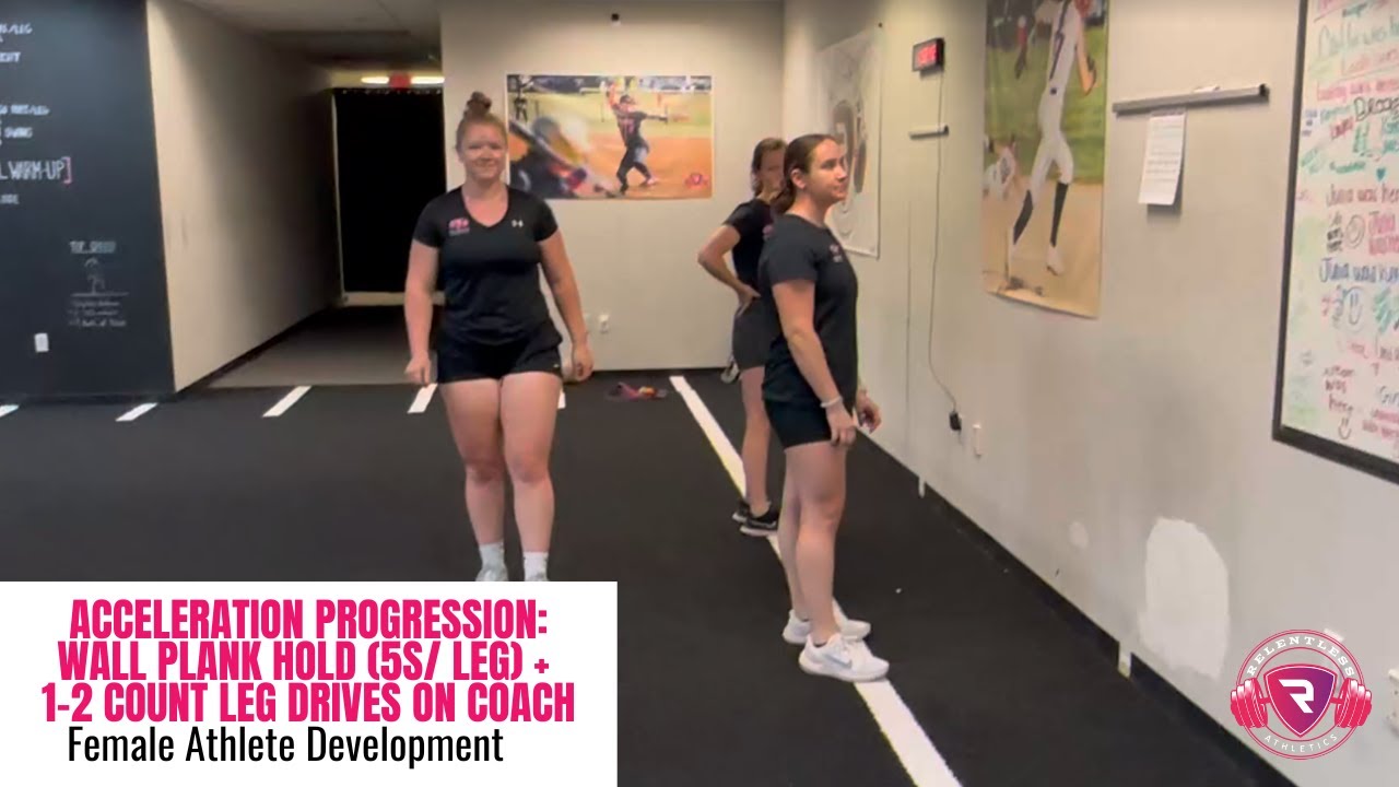 ACCELERATION PROGRESSION: Wall Plank Hold (5s/ leg) + 1-2 COUNT LEG ...