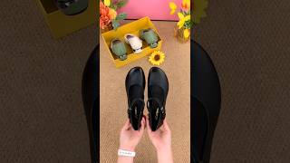 New stylish round-toe genuine leather loafers,