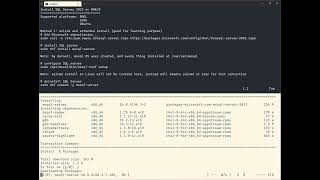 Install SQL Server 2022 on RHEL9 (Part I Online Attended Install)