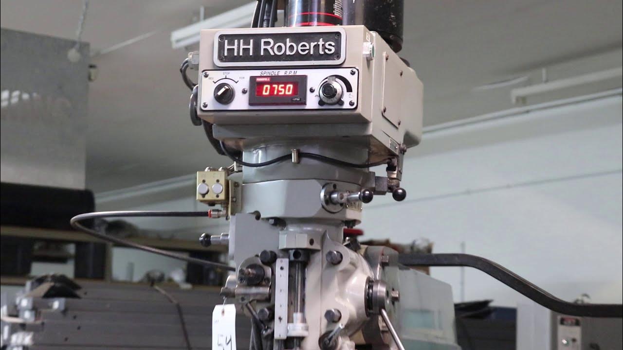 HH Roberts Milling Machine VFD Head Auction Lot 54 YouTube