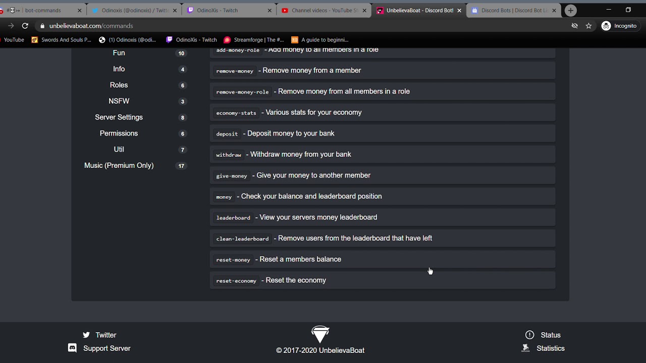Setting up the server economy!! / Discord Creation pt. 5 - YouTube