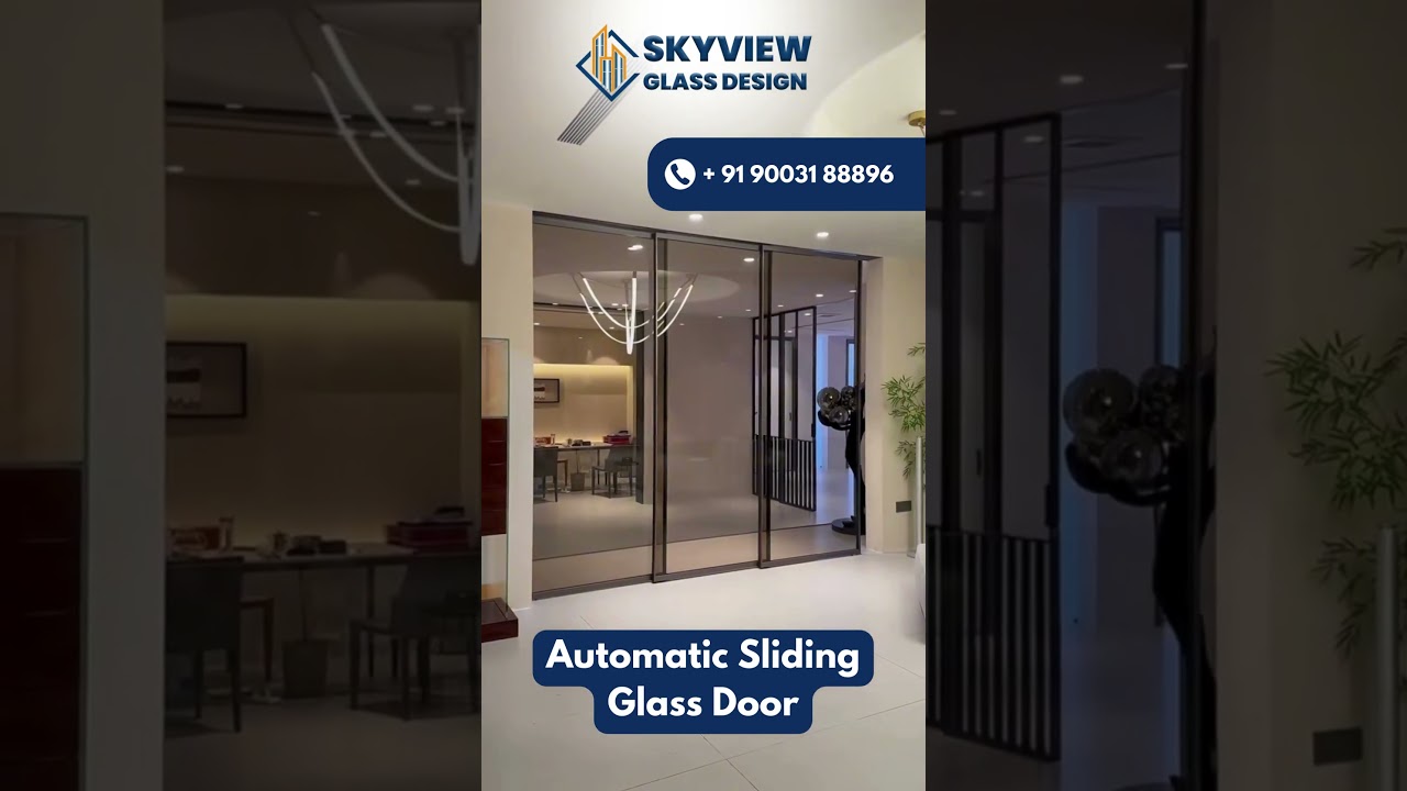 ✨ 𝐔𝐩𝐠𝐫𝐚𝐝𝐞 𝐭𝐨 𝐒𝐦𝐚𝐫𝐭 𝐋𝐢𝐯𝐢𝐧𝐠 𝐰𝐢𝐭𝐡 𝐀𝐮𝐭𝐨𝐦𝐚𝐭𝐢𝐜 𝐒𝐥𝐢𝐝𝐢𝐧𝐠 𝐆𝐥𝐚𝐬𝐬 𝐃𝐨𝐨𝐫𝐬 ✨