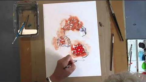 Quick Toadstools by Marilyn Clarke  SOLD