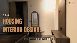 2Bhk Housing Interior Design Constructed By- Terra Design Construction Tdc.