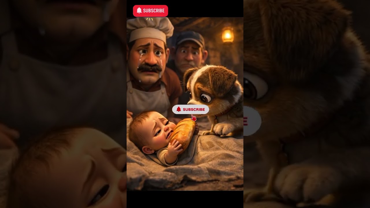 Poor Puppy Stole Bread… But What He Did Next Made Everyone Cry 😢 | Emotional Moral Story