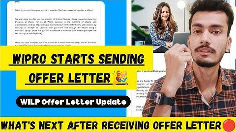 Wipro starts sending Offer Letter | Next process after receiving OL | Step Plus Result Update