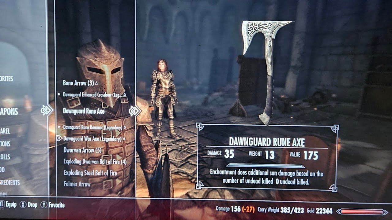 Skyrim Legendary Collector Series Episode 175 - Dawnguard Rune Axe