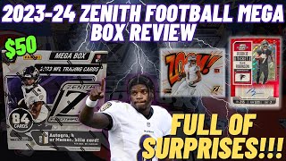 ZENITH BRINGS SOME HEAT🔥 2023-24 Panini Zenith Football Mega Box Review + Giveaway Winner Announced