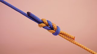 Rope connection method, rope butt knot