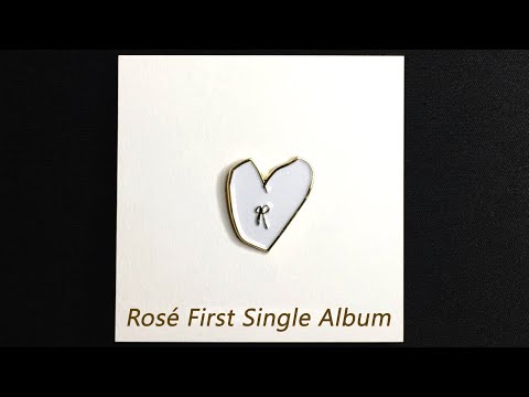Rosé First Single Album R Kit Album Unboxing 