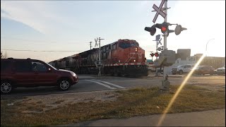CN 3120 Leads An Even Longer Train w/ A Horn Show
