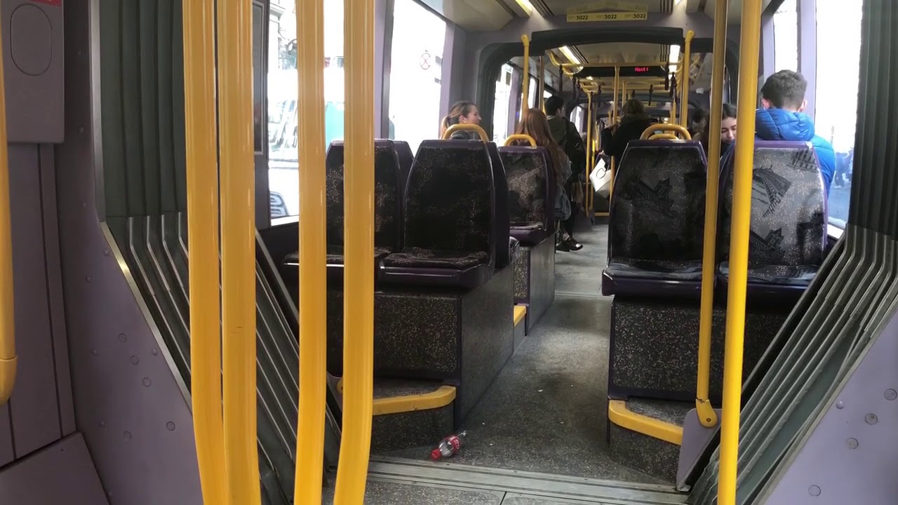 Ride on Luas Red Line Tram number 3022 from Jervis to Abbey Street (13/2/18)