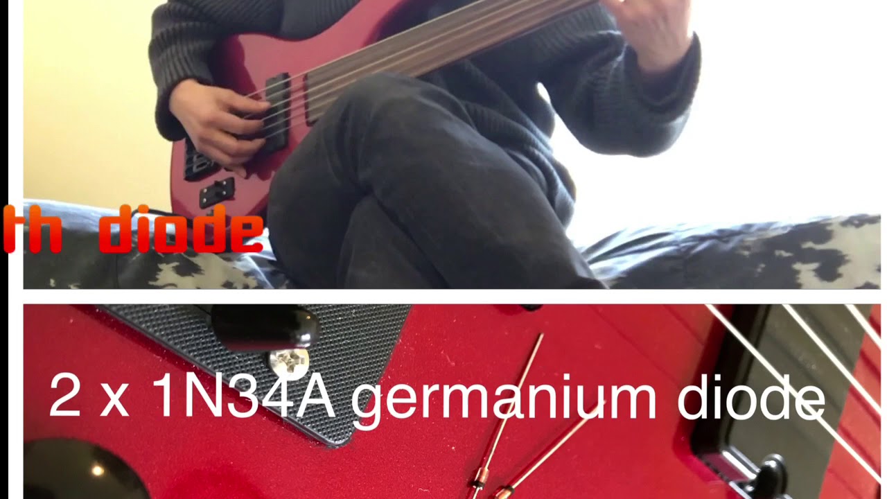 Onboard Bass Guitar Distortion Diode Clipping YouTube