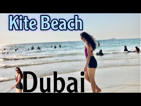 Ganito ka ganda rito ang daming tourist | Kite Beach Dubai 🇦🇪 Popular and Beautiful Beach