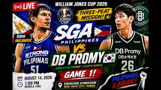 LIVE NOW! 🇵🇭 STRONG GROUP-PILIPINAS vs DB PROMY 🇰🇷 | JONES CUP 2026 | GAME 1