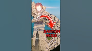 Can all jinchuriki use baryon mode in Naruto series. #anime #naruto