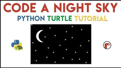 Starry Night: Creating Constellations with Turtle Graphics || Python