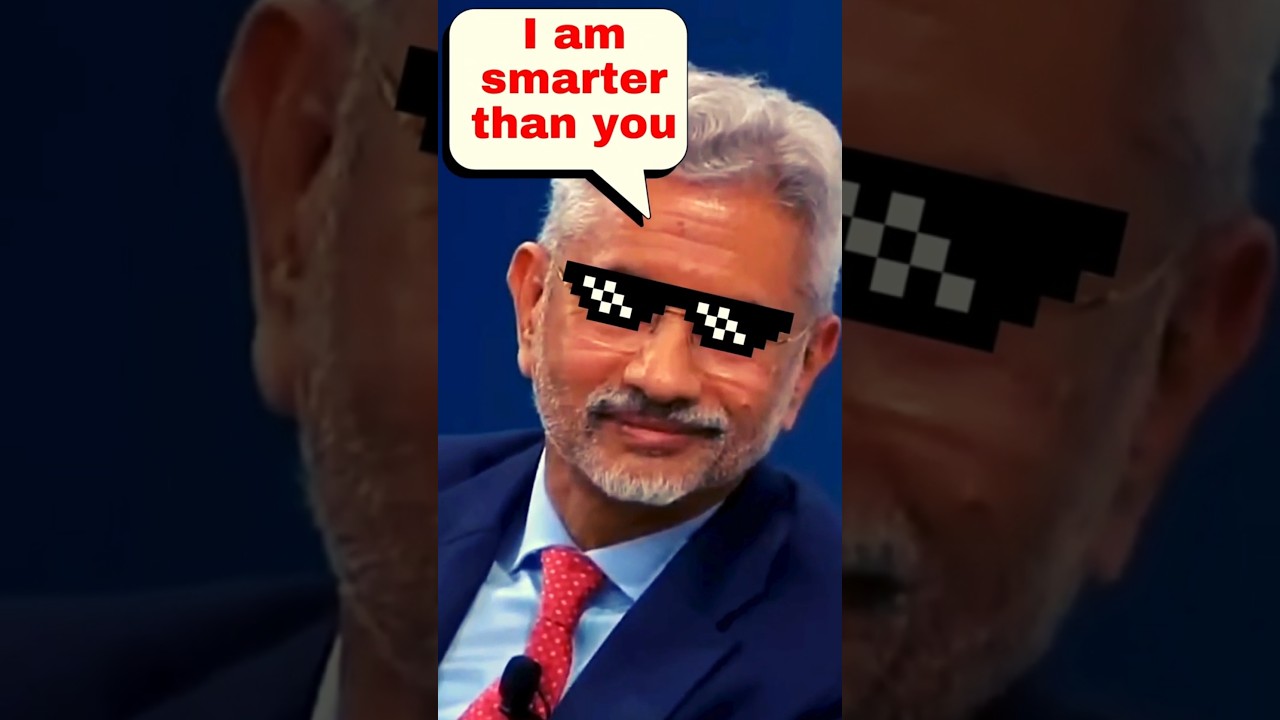 S. Jaishankar destroys a western woke journalist!
