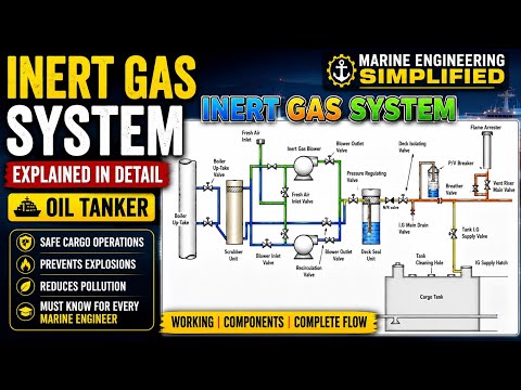 Inert Gas System Working Explained | Prevent Tank Explosions | Marine Engineering Simplified