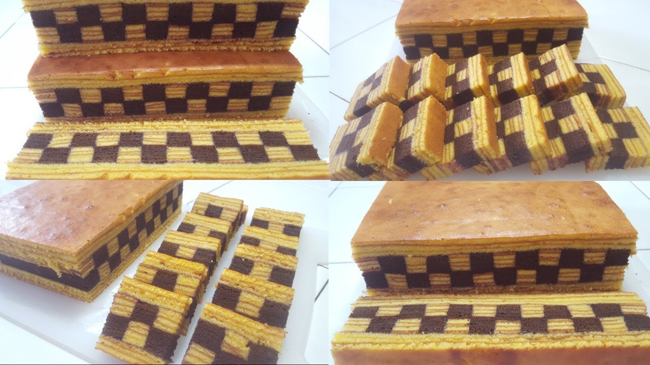 Resep LAPIS DOMINO 20 BUTIR TELUR dapat satu loyang 20x20