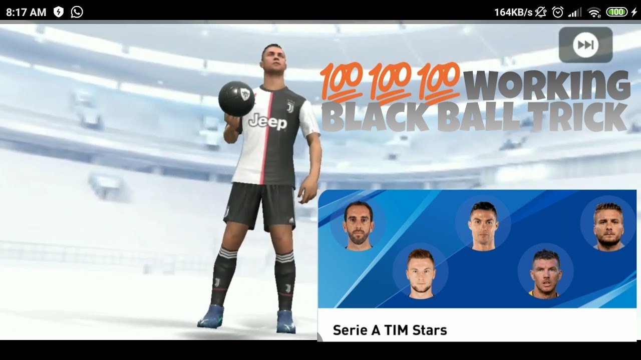 BLACK BALL TRICK IN NEW Serie A TIM Stars BOX DRAW 💯💯💯 WORKING TRICK