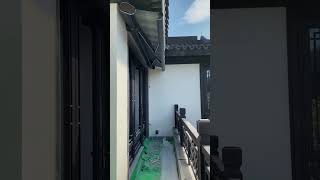 Retractable awnings for gardens and balconies #shade #garden #balcony #patio