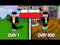 I Survived 100 Days in MODDED Minecraft