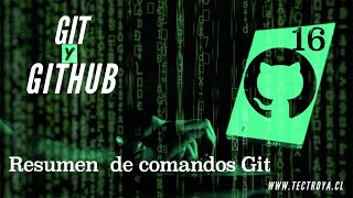 Curso de Git y GitHub - Resumen de comandos Git - Video 16