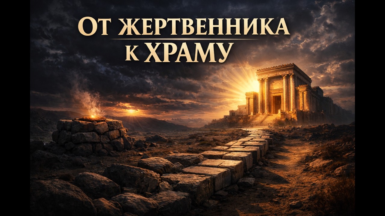 Почему Бог запретил обтёсывать камни для жертвенника? | От жертвенника к храму