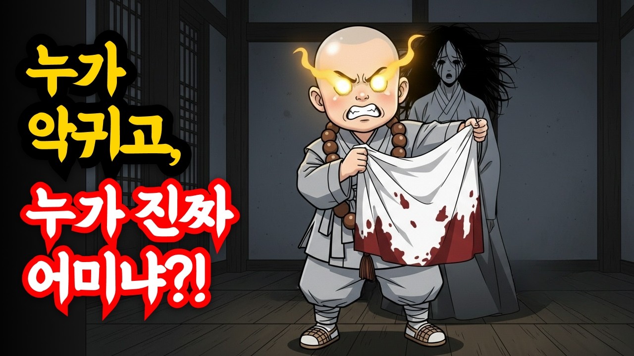 누가 진짜 악귀인가? 친엄마 vs 계모, 5살 동자승이 밝혀낸 충격적 진실!_옛날이야기|설화|야담|반야| #은빛설화 #오디오북 #야담 #설화 #반야 #반야스님 #동자승 #산군