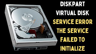 How to Fix Diskpart Virtual Disk Service Error The service failed to initialize on Windows 11 Diskpart Virtual Disk Service Error The Service Failed To Initialize