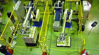 Fuji robot   space saving of Fuji robots - Palletizer
