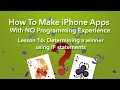 How To Make an App - Ep 16 - Determining a Winner with IF Statements (Xcode 7)