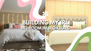 Building My IRL Bedroom In Bloxburg!|Room Tour|Roblox| ♡✨