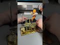 Stirling Engine Model, Physical Power Generation with LED Light