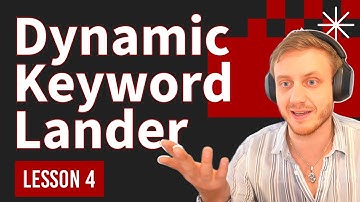 Dynamic Keyword Landing Page | Lesson 4 | Google Ads | Wordpress