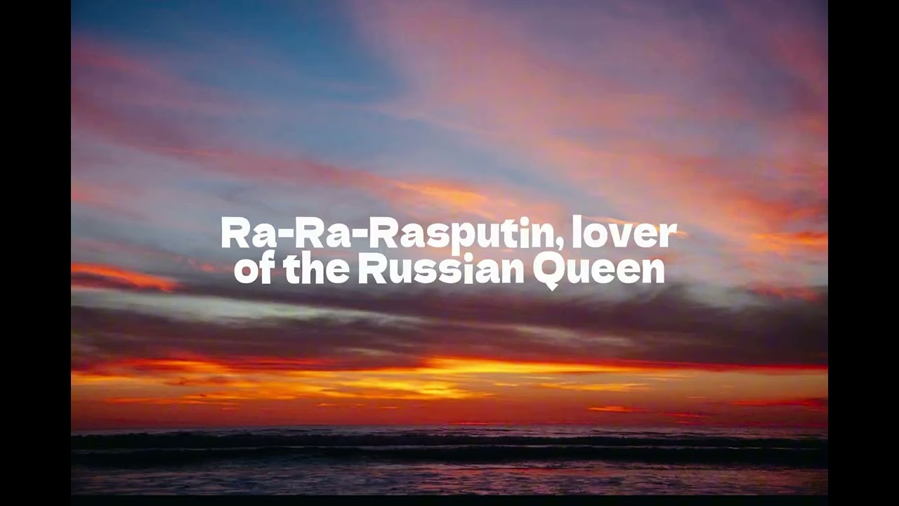Boney M - Rasputin (Lyrics)