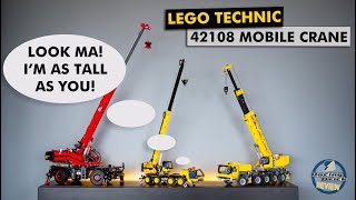 LEGO Technic 42108 Mobile Crane  building review, details and crane comparison!