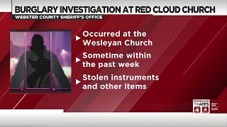 Investigation underway after musical instruments stolen from Red Cloud church