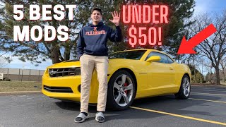 5 BEST Exterior Mods 5th Gen Camaro UNDER $50!