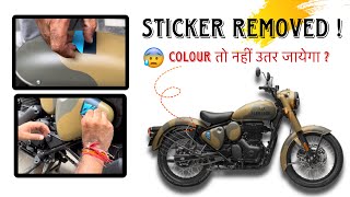 😳 Sticker Removal of Commando Sand 350 | commando sand modification | Buccaphela Rider
