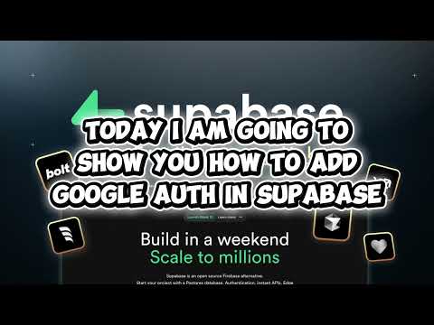 Supabase OAuth Setup with Google Step by Step