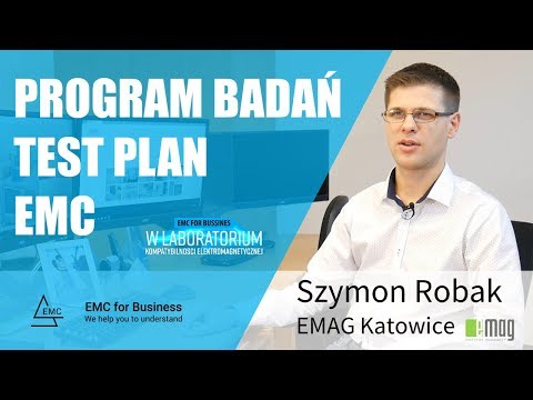Plan badań EMC - Szymon Robak -  w laboratorium EMC EMAG