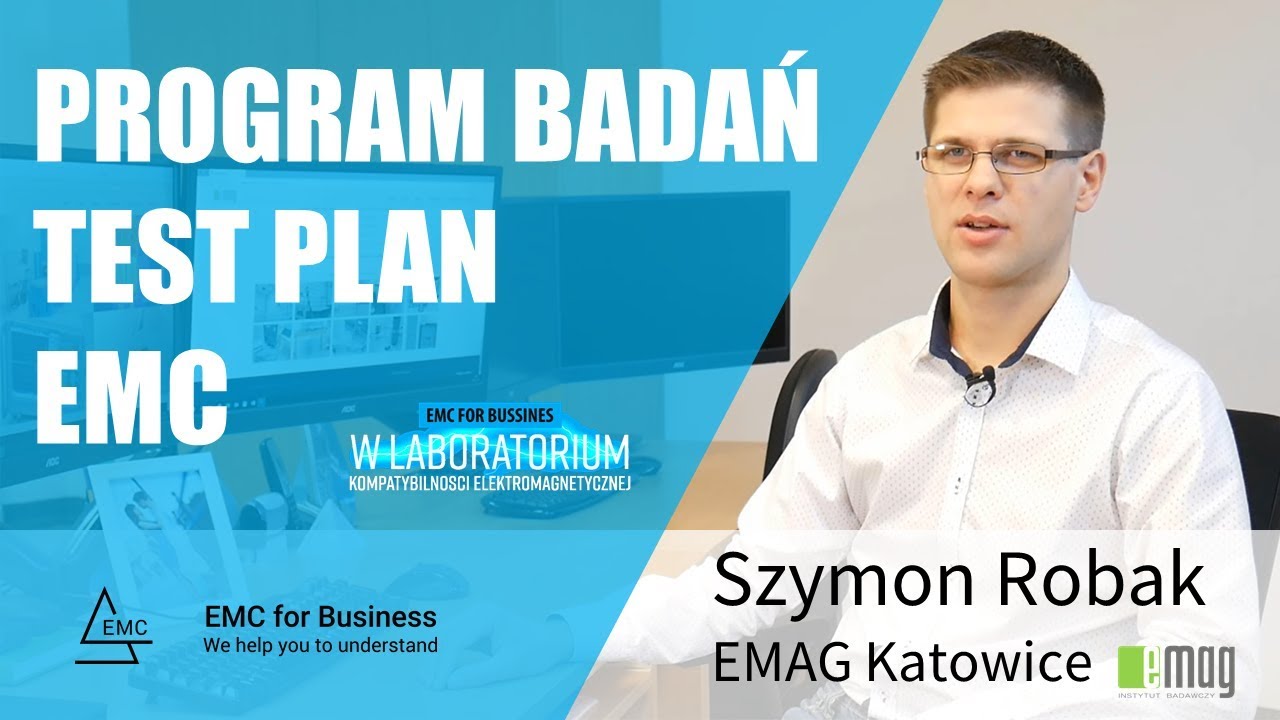 Plan badań EMC - Szymon Robak -  w laboratorium EMC EMAG