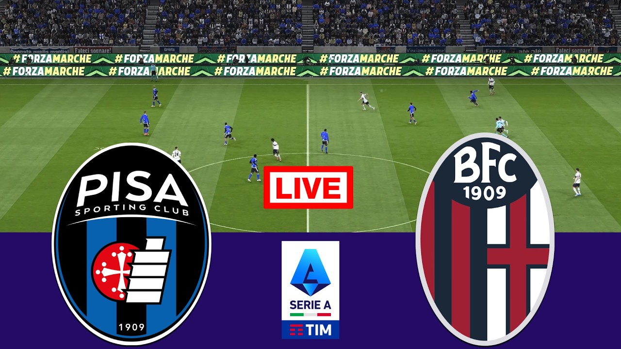 🔴 In Diretta : Pisa vs Bologna | Serie A 2025/26 | Streaming completo della partita