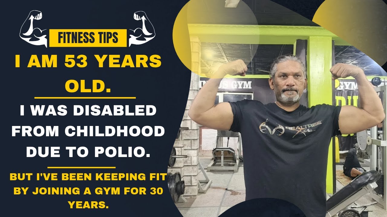 My Daily Workout  routine/I am 53 years old a disabled man.But  keeps himself fit by exercising
