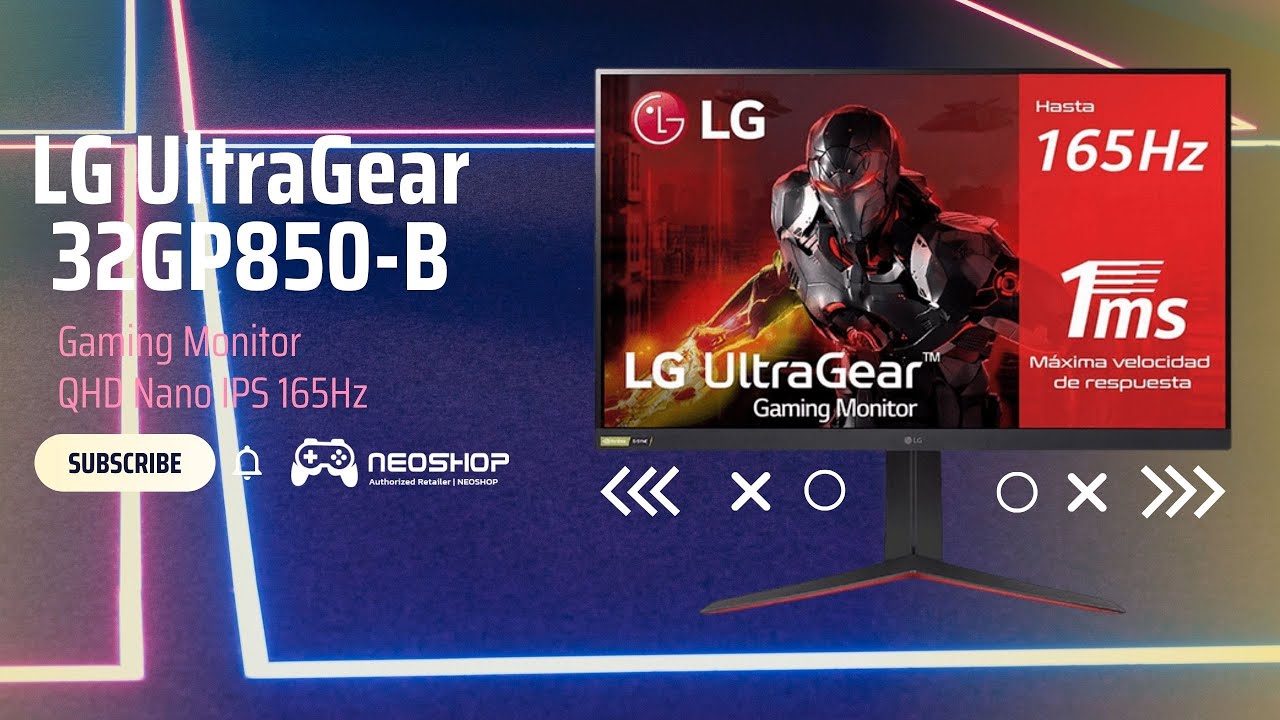 Monitor LG UltraGear 32GP850-B - YouTube
