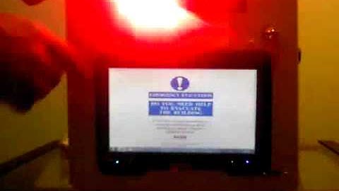 Desktop Alert Emergency Display Unit