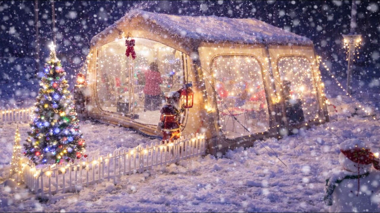 ❄️YOĞUN KARDA ŞİŞME ÇADIRIMIZ İLE  YENİ YIL KAMPI